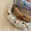 Mode Farbige Wolle Gestrickte Haarband Weibliche Plain Flauschigen Haar Hoop Koreanischen Stil Winter Haar Zubehör Für Frauen Haar Hoop