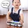 Aircraft Modle High Quality Simulation Bus Large Size Drop resistant Light Music Inertia Model Pull Back Car Educational Toys Gifts 231204