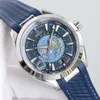 Designeruhr Uhren Oujia New Tide World Section Herren Business Vollautomatische Präzisionsstahl-Mechanische Uhr Super Wasserdicht Kleiner Kalender Mund