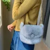 Women's Premium Designer bags Small Square Bag Light Luxury Mink Hair Korean Crossbody Bag Premium Sense Banquet Shoulder Bag