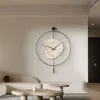 Wandklokken Londen Lichtgevende klok Digitaal mechanisme Ongebruikelijke mode Horloge Slinger Minimalistisch Relogio De Parede Kamer Decorarion