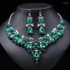 Necklace Earrings Set Pearl Electroplated Alloy Jewelry Fashion Artificial Gemstones