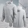 Мужские куртки, зимняя куртка для альпинизма, модная легкая куртка с капюшоном для кемпинга, ветрозащитное пальто для путешествий на открытом воздухе для мужчин 2023