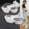 Höjd ökar skor hög topp sneakers designer kvinnor vinter varma skor gata lyxig höjd ökar 7 cm damtränare chunky sneakers tenis 231204