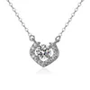 Colliers Collier pendentif en forme de coeur de créateur Mosang diamant collier de diamants complets bijoux de luxe pour femmes collier cadeau de noël de vacances