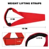 Wrist Support MKAS 1 Pair Gym Lifting Straps Fitness Gloves Antislip Hand Wraps For Weight Powerlifting Training 231104