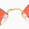 Lunettes de soleil rétro Cateye femmes luxe prisme Vintage lunettes de soleil pour petit Feminino