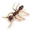 Broscher droppande glasyr svart och gul myrbrosch mångsidig insektsstift män kvinnor passar kappa krage tillbehör