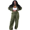 Designer Winter Fleece Tracksuits Women Warm Two Piece Sets Long Sleeve Jacket Wide Leg Pants Casual Polar Sweatsuits Bulk Wholesale Warm Clothes 10386