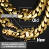 10-22mm Heavy Miami Cuban Link Chain Wholesale Cubana 10k 14k 18k 24k Gold Custom Hip Hop Jewelry Chunky Necklace for Men