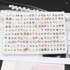 Stud Earrings 100 Pairs Assorted Styles Polymer Clay Hypoallergenic Lot For Kids Lovely Earring Sets Children Gift