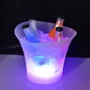 Seau à glace LED 5L avec haut-parleur Bluetooth, Rechargeable, vin, bière, seau à glace, conteneur de boisson, multicolore, changement de couleur, bar de nuit à la maison