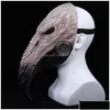 Party Masks Steampunk Bird Beak Mask Cospaly Plague Doctor Halloween Latexhelmet Mascarillas Masques Carnival Costume Props Drop Del D Dhnj9