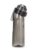 Wasserflasche mit Luftgeschmack, Up Sports Fashion Strohbecher, Wasserflasche, geeignet für Outdoor-Sport, Fitness, Wasserbecher