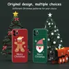 pour étui de téléphone en silicone iphone 11 pro max liquide souple allround caméra de protection couverture mobile de Noël pour iphone 12 samsung note 20 ultra