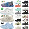 piste led 3.0 hommes femmes chaussures de créateurs hauts baskets baskets de luxe Triple noir blanc rose bleu orange violet jaune vert Tess.S. Chaussure de sport éclairée Gomma Tracks