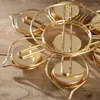 Candle Holders 1PC Seven Star Lamp Home Table Centerpiece Lotus Desktop Ornament Advent Holder Butter