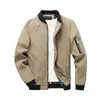 Men's Jackets KOODAO For Men Casual Fashion Coat Polyester Spring And Autumn Black/Blue/Green/Khaki