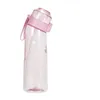 Wasserflasche mit Luftgeschmack, Up Sports Fashion Strohbecher, Wasserflasche, geeignet für Outdoor-Sport, Fitness, Wasserbecher