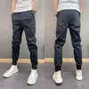 Pantalons pour hommes Black Stripe Jogger Pantalons de survêtement Hommes Outdoor Casual Skinny Harem Streetwear Haute Qualité Pantalon de créateur Y2K Cargo