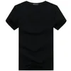 Herrdräkter A2904 Enkel kreativ designlinje fast färg bomull t skjortor ankomst stil kort ärm män t-shirt plus storlek