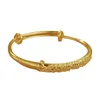139BA joias de casamento pulseiras e pulseiras de pavão para mulheres nupciais banhadas a ouro 24k1470267