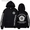 Moletons masculinos Moletons Hot S-Supernatural Impressão Hoodies Outono Inverno Moda Casual Manga Longa Moletom Com Capuz Mulheres Homens Hip Hop Estilo Outwear Q231204