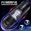 Masturbators Hannibal Automatic Male Masturbator 7 Thrusting Rotating Modes Mastubator Cup Electric Pocket Pussy For Penis Sex Toy Men 231204