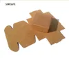 Scatola di imballaggio per sapone Kraft nero da 100 pezzi Scatola di sapone Kraft marrone bianco Scatola regalo DOOKIES nera Scatole per caramelle nuziali279I