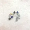 Bottles 50pcs/lot 6mm Mini One Hole Colorful Hollow Glass Ball Orb Globe Bottle Vial Pendant Jewelry Accessories Findings Handmade