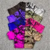 Активные рубашки, бесшовные футболки для йоги с вышивкой Tie Dye для женщин, дышащие эластичные футболки Slim Fit с короткими рукавами, спортивная укороченная майка для тренажерного зала и фитнеса