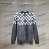 Xinxinbuy Men DesignerパーカースウェットシャツグラディエントレターJacquard長袖女性ブルーブラックホワイトグレーS-3xl
