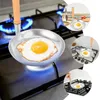 Pannor omelett Pan Egg Chicken Parent-Child Mini Cast Iron Prexet Rostfritt stål Stek Tamagoyaki för matlagning