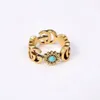 Ring for Man Women Unisex Rings Fashion Ghost Designer Jewelry golden Color251g