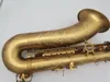 Helt ny tenorsaxofon guld lack professionell tenor sax med hölje vass nacke munstycket aaa