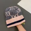 Wintermütze Wintermütze Herren Strickgeschenk Beanie Designer Mütze und Damen warmes Handtuch gestrickte Wollmütze für Skimützen Golf Kaschmir Patchwork Le ted s