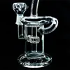 Bongos de vidro inebriantes Hookah / 8 in Showerhead Dab Rig Pipe com Banger 14mm Bong Water Pipe