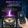Andra hemträdgårdar Tesla Coil Bluetooth Compatible Music Touchable Artificial Lightning Spark Toy Frequency Voltage Pulse Electric Arc Generator 231204