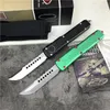 (MICRO TECH) Bounty Hunter AUTO Messer Hellhound Tanto Plain Blade, T6061 Luftfahrt-Aluminiumgriffe, taktisches Outdoor-Kampf-Elfenverteidigungsmesser EDC-Taschenwerkzeug