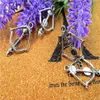 60 pièces breloques flèche argent Antique belle 3D filigrane arc et flèche pendentif à breloque 35x25mm205S