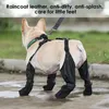 Chaussures de protection pour animaux de compagnie Dacron chaussure pour chien botte imperméable respirant doux pour la marche en plein air résistant à la saleté 231204