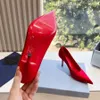 Red Heels Dress Shoes Designers High Heel Luxurys Pump Womens Stiletto Heel Sandals 9cm Sexy Pointed Toe Fashion Satin Party Evening shoes factory footwear With box