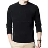 Pulls pour hommes Hommes Loose Fit Pull épais tricoté pour l'hiver / automne pull décontracté avec longue maison / bureau automne / hiver