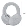 Ear Muffs Compact Earmuffs fällbara mysiga snygga kvinnors vinterfaux päls elastiska lätta värmare för utomhus 231204