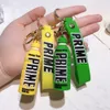 cartoon drink bottle key chain men women exquisite party gift lovely bag pendant accessories pink car key chain