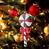 Christmas Decorations Ball Tree Red And White Helicopter Donut Decoration Small Pendant Crystal Hanging Chandelier Navidad 2023