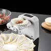 Electric Dumpling Maker Machine Automatisk USB -laddning Dumpling Maker Pressing Mold With Spoon Brush Kitchen Tool YFA005