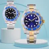 Man Gold Watch Movement Watches AAA Reloj 시계 패션 40mm 2813 자동 시계 풀 스테인리스 스틸 고급스러운 Luminous Montre De Luxe Hombre Wristwatches
