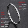 Chain Ewya Real GRA Certified D Color 4mm 0.3CT Full Bangle Armband för Woman Party S925 Sterling Silver Diamond Armband 231204