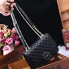 Evening Bags Fashion Diamond Lattice Flaps For Women 2021 Luxury Handbags Designer Genuine Leather Purses And Cc1747